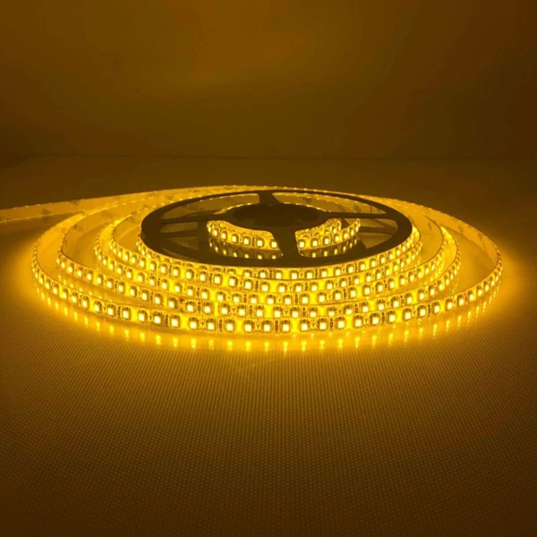 Kültéri Ledszalag 9,6W/m Sárga 120LED/méter