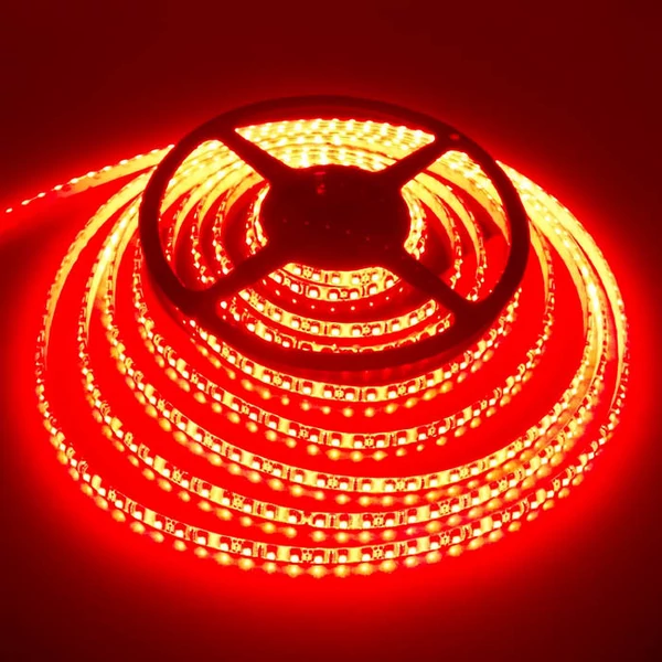 Kültéri Ledszalag 9,6W/m Piros 120LED/méter