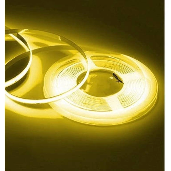 COB LED szalag 384LED/m 12V 10W 8mm IP20 SÁRGA