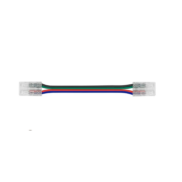 Összekötő 10mm széles RGB  COB Ledszalaghoz (pattintós)