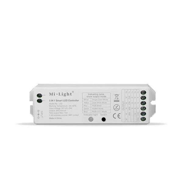 Rádiófrekvenciás Dimmer Fehér, RGB, RGBW, CCT Ledszalaghoz (Vezérlő)