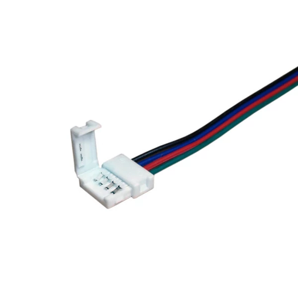 Csatlakozó 10mm széles RGB Ledszalaghoz (pattintós)