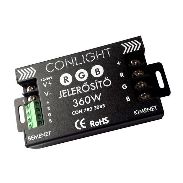 360W-os Jelerősítő RGB Ledszalaghoz (Vezérlő)