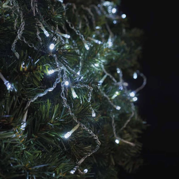 CNT - KARÁCSONYI FÉNYF JÉGCSAP 100LED IP44 ÁTK HIDEGF/VILLOG