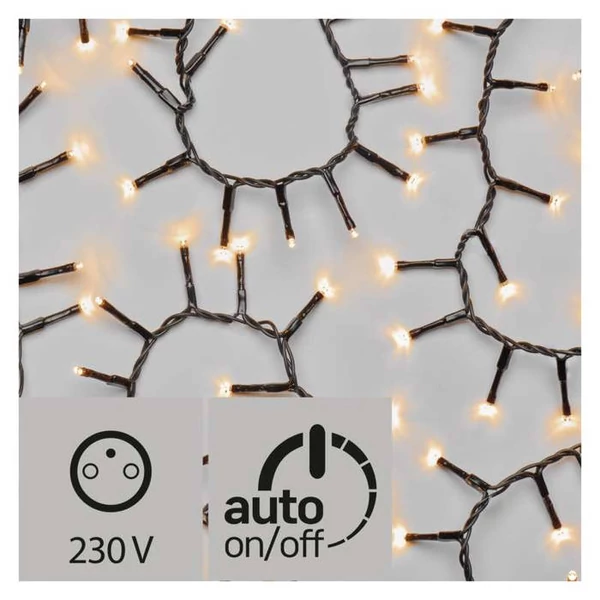 KARÁCSONYI FÉNYF SÜNI 8M 400LED IP44 IDŐZÍTŐ VINTAGE
