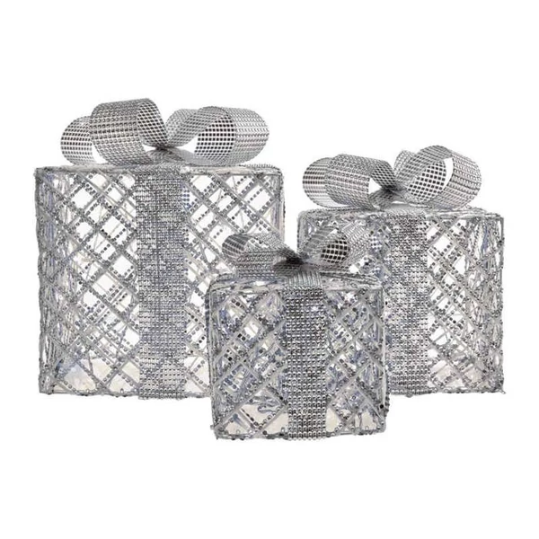 KARI DEKO AJÁNDÉKDOBOZOK 3X 72LED IP44 ID HIDEG F