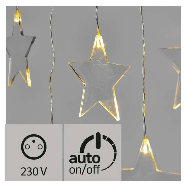 KARI FÉNYFÜZÉR CSILLAG AKRIL 8LED IP44 ID MELEG F