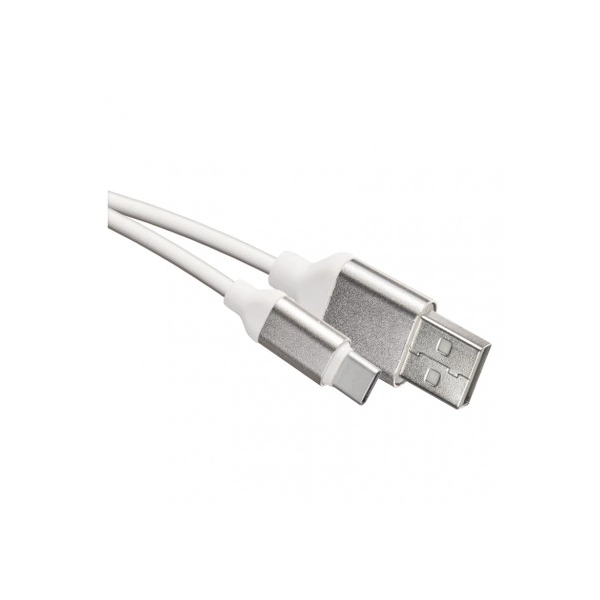 Töltő- és adatkábel USB-A 2.0 / USB-C 2.0, 1 m, fehér