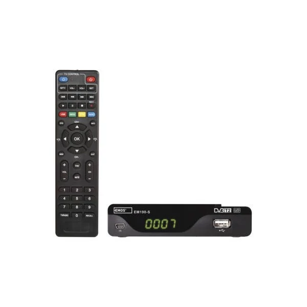EMOS DVB-T2 vevő EM190-S HD