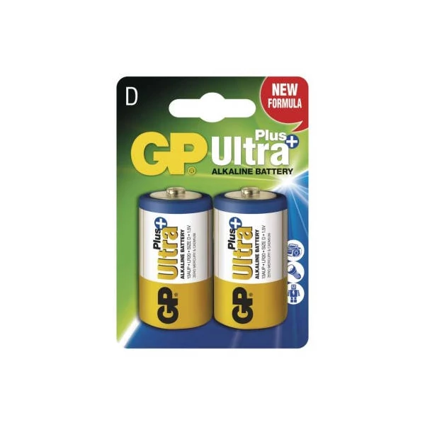 GP Ultra Plus Alkáli elem LR20 (D) 2db/bliszter