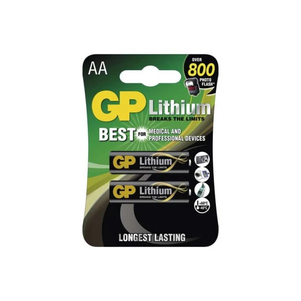 GP Lítium elem AA 2db/bliszter