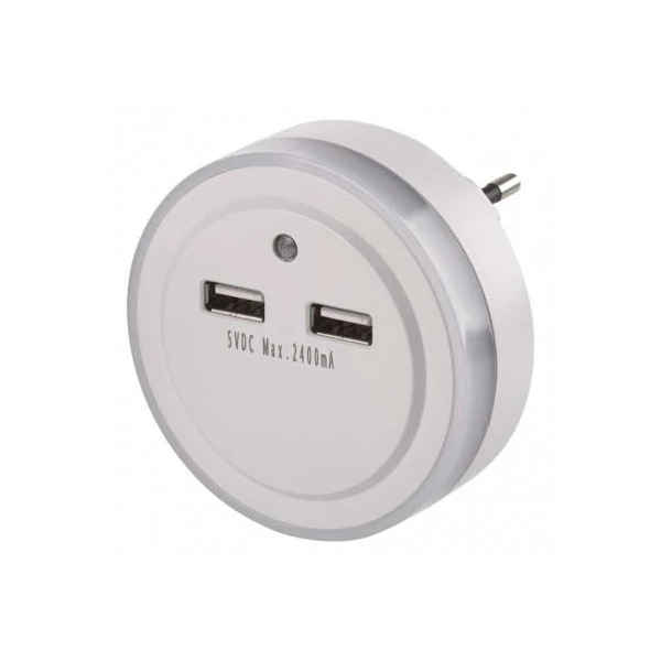 EMOS LED éjjeli fény + 2x USB