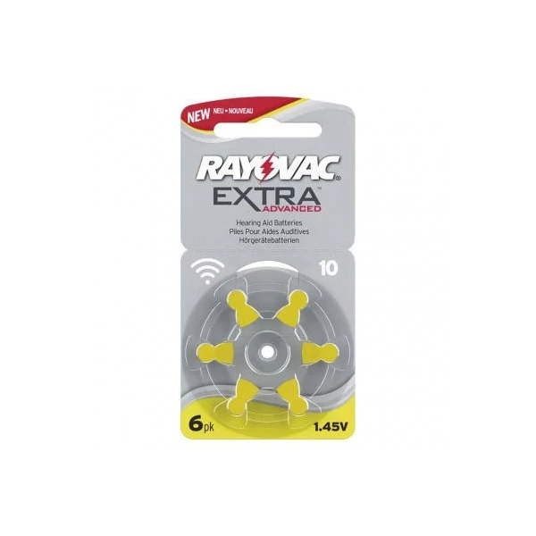 RAYOVAC gombelem hallókészülékekbe H10MF 6bl