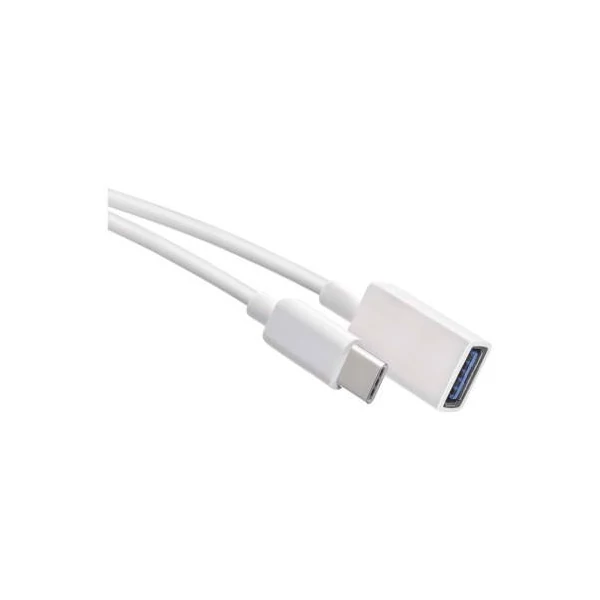 Adat OTG kábel USB-A 3.0 / USB-C 3.0 redukciós funkcióval, 15 cm, fehér