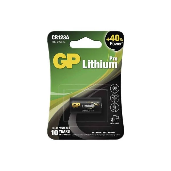 GP Lítium elem CR123A 1db/bliszter