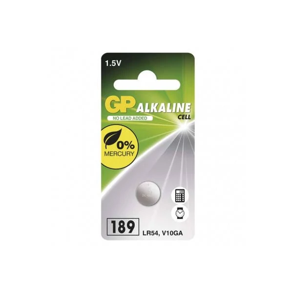 GP Alkáli gombelem LR54 (189F) 1db/bliszter