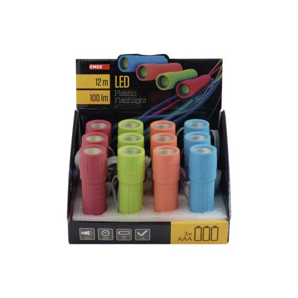 EMOS COB LED zseblámpa 1W 100lm 12db, display box