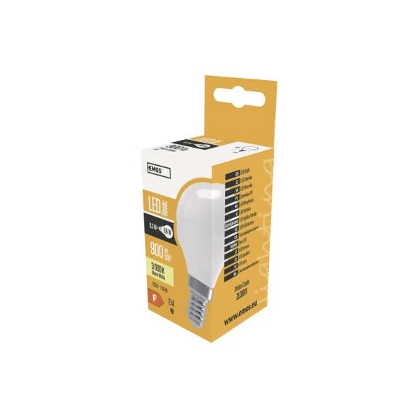 EMOS Basic LED izzó E14 8,3W 900lm meleg fehér