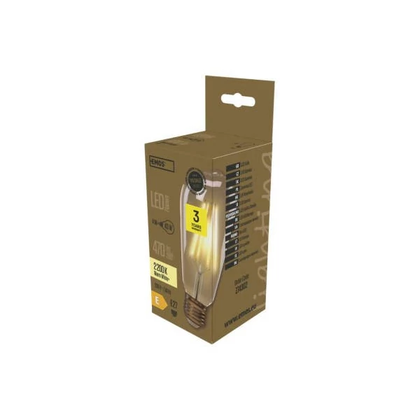 EMOS Vintage LED izzó ST64 E27 4W 470lm meleg fehér+