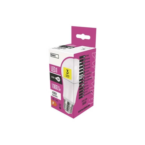 EMOS Classic LED izzó A60 E27 10.7W 1060lm természetes fehér