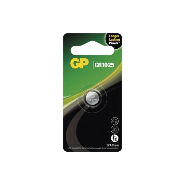 GP Lítium gombelem CR1025 1db/bliszter