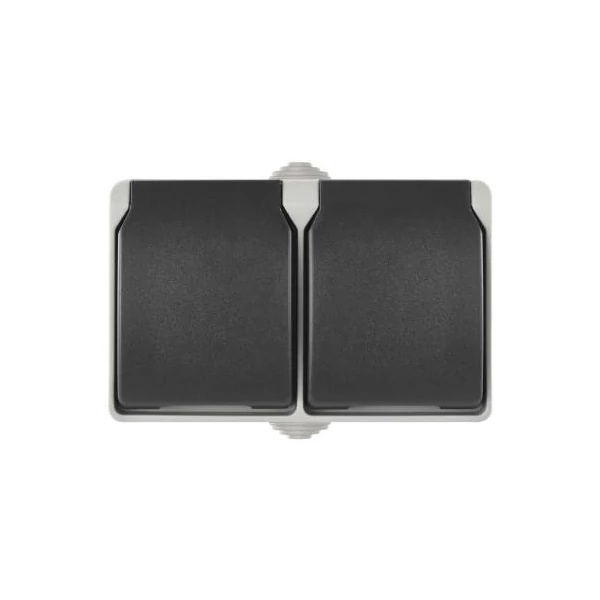 EMOS Dupla aljzat IP44 SCHUKO