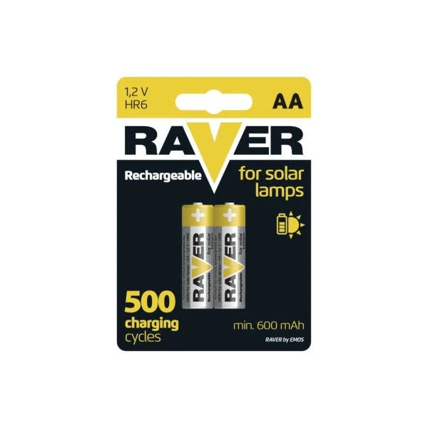 RAVER NiMH akkumulátor HR6 (AA) 2db/bliszter