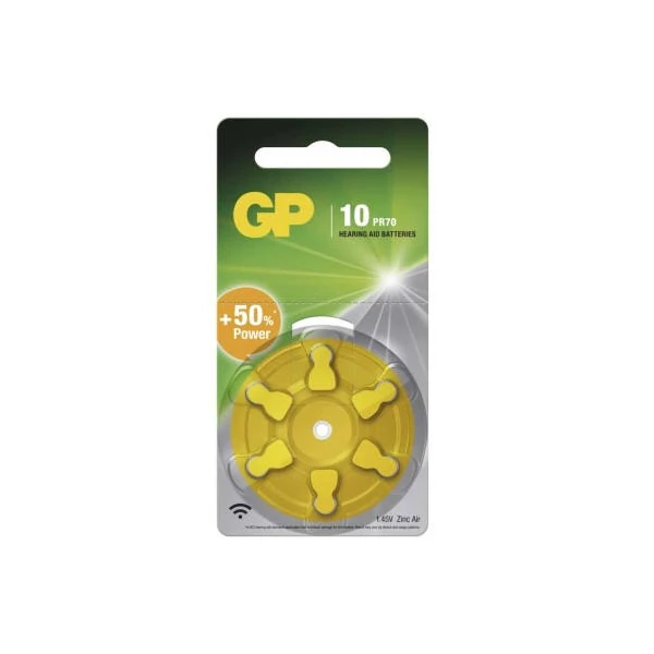 GP Gombelem hallókészülékekbe ZA10 6db/bliszter