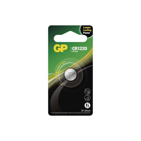GP Lítium gombelem CR1220 1db/bliszter
