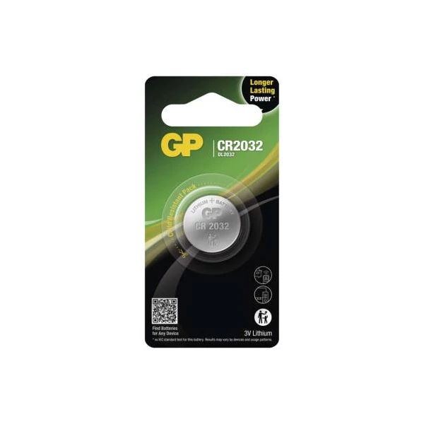 GP Lítium gombelem CR2032 1db/bliszter