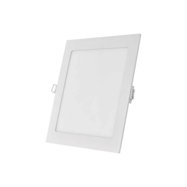 LED süllyesztett lámpatest NEXXO, négyzet, fehér, 12W, természetes fehér