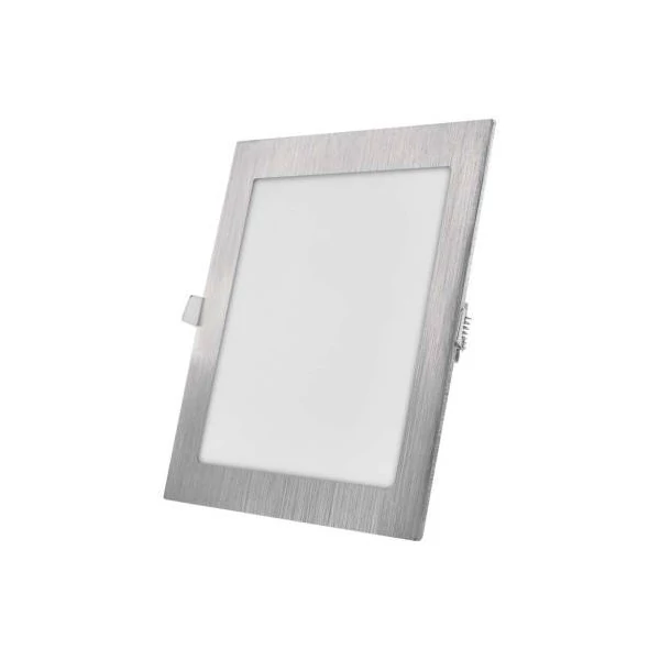 LED süllyesztett lámpatest NEXXO, négyzet, ezüst, 18W, CCT