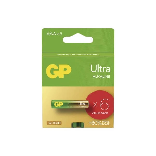 GP Ultra Alkáli elem AAA 6 db