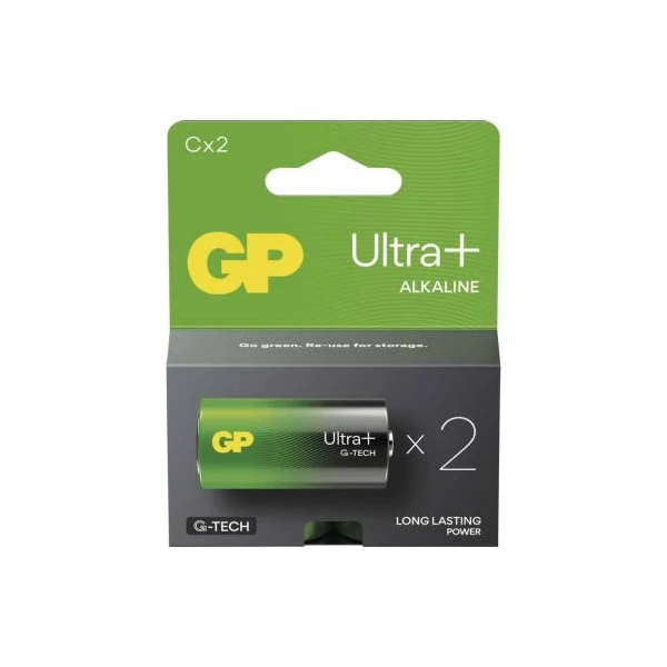 GP Ultra Plus Alkáli elem LR14 (C) 2db