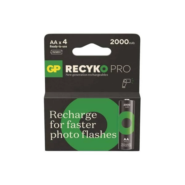 GP ReCyko Pro Photo Flash NiMH Akkumulátor HR6 (AA) 4db