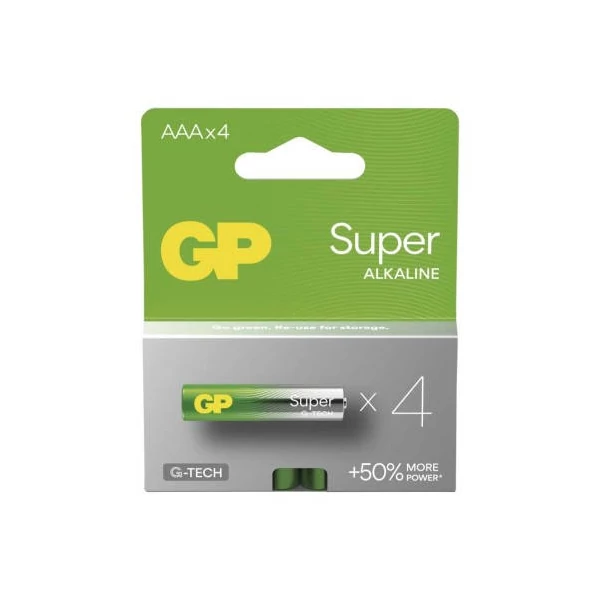 GP Super Alkáli elem AAA 4db