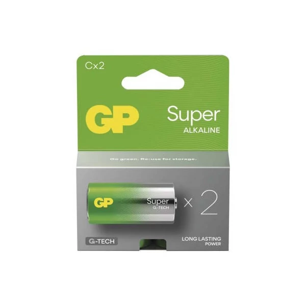 GP Super Alkáli elem LR14 (C) 2db