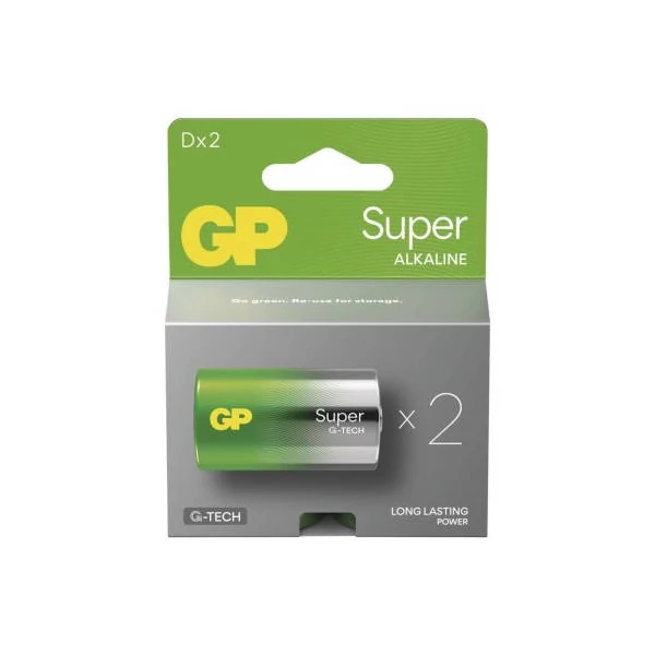 GP Super Alkáli elem LR20 (D) 2db