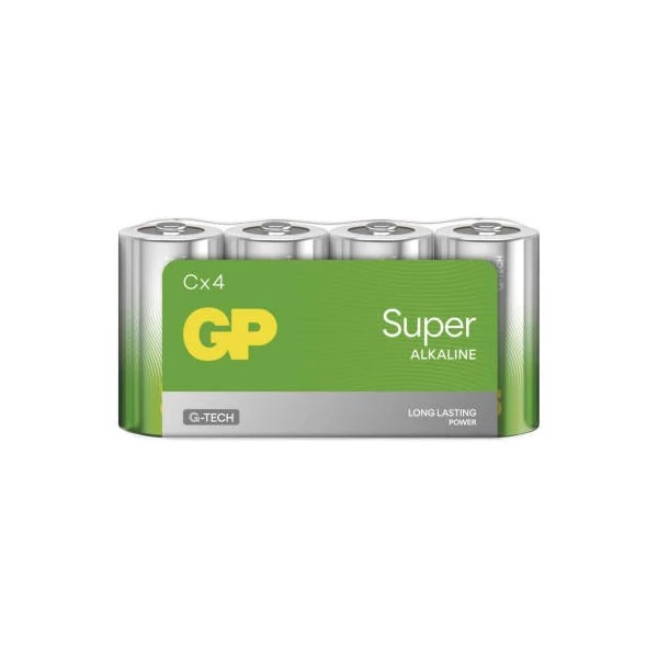 GP SUPER ALKÁLI ELEM C 4DB/FÓLIA