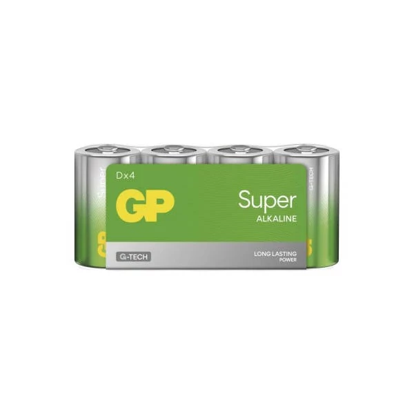 GP SUPER ALKÁLI ELEM D 4DB/FÓLIA