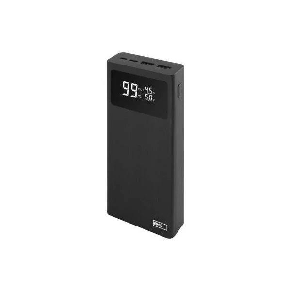 EMOS Powerbank BETAQ 20, 20 000 mAh, 22,5 W, fekete