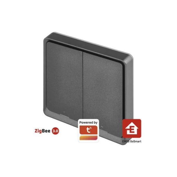 GoSmart Okos hordozható 2 funkciós szcenárió kapcsoló IP-2002ZB, ZigBee 3.0