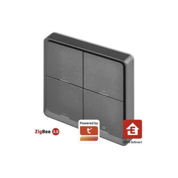 GoSmart Okos hordozható 4 funkciós szcenárió kapcsoló IP-2004ZB, ZigBee 3.0