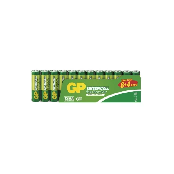 GP ELEM GREENCELL R6 12SH