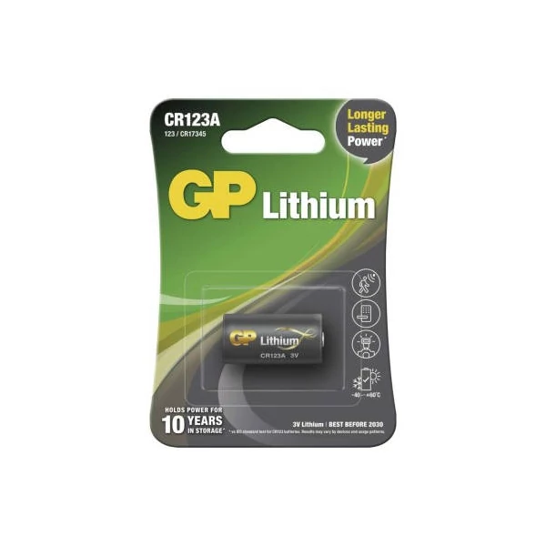 GP Lítium elem CR123A 1db/bliszter