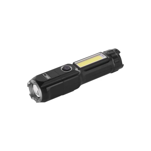 LED-es újratölthető műanyag zseblámpa P3214, 150 lm