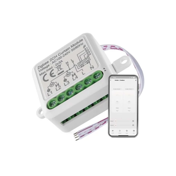 GoSmart motoros modul IP-2122CZ, ZigBee, 2 csatornás