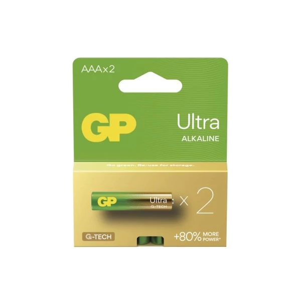 GP Ultra Alkáli elem AAA 2db