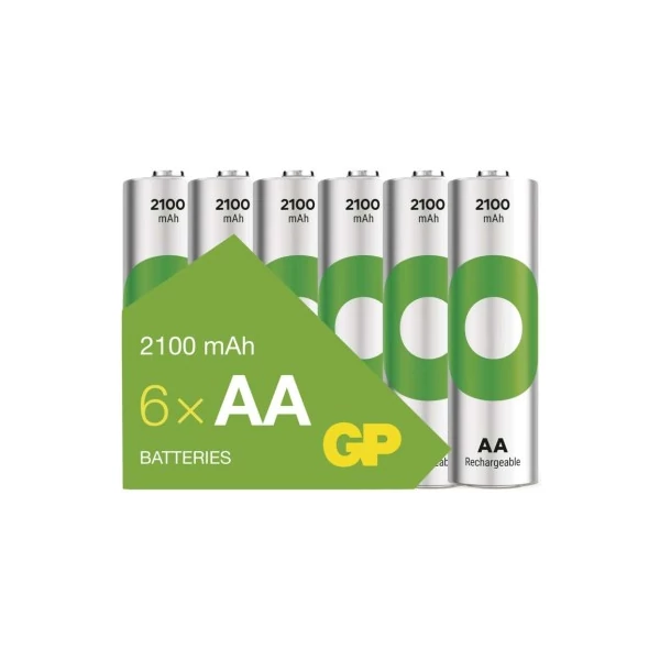 GP ReCyko NiMH Akkumulátor HR6 (AA) 2100mAh 6db