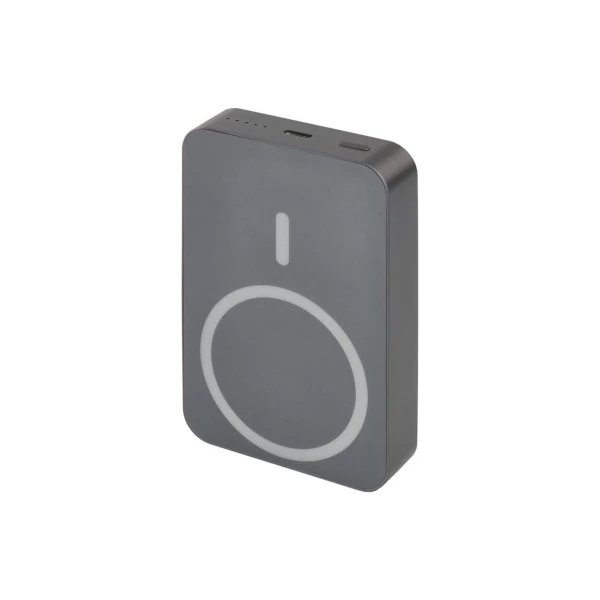 EMOS Powerbank WI 1046, 10 000 mAh, 20 W+Wireless, szürke